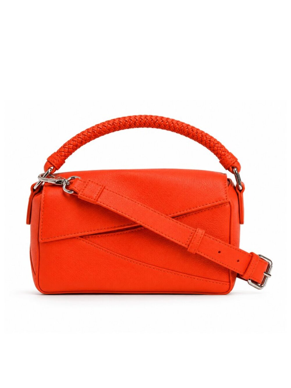 WALTER BAKER Jagger Crossbody Genuine Leather Bag in Flame NEW NWT